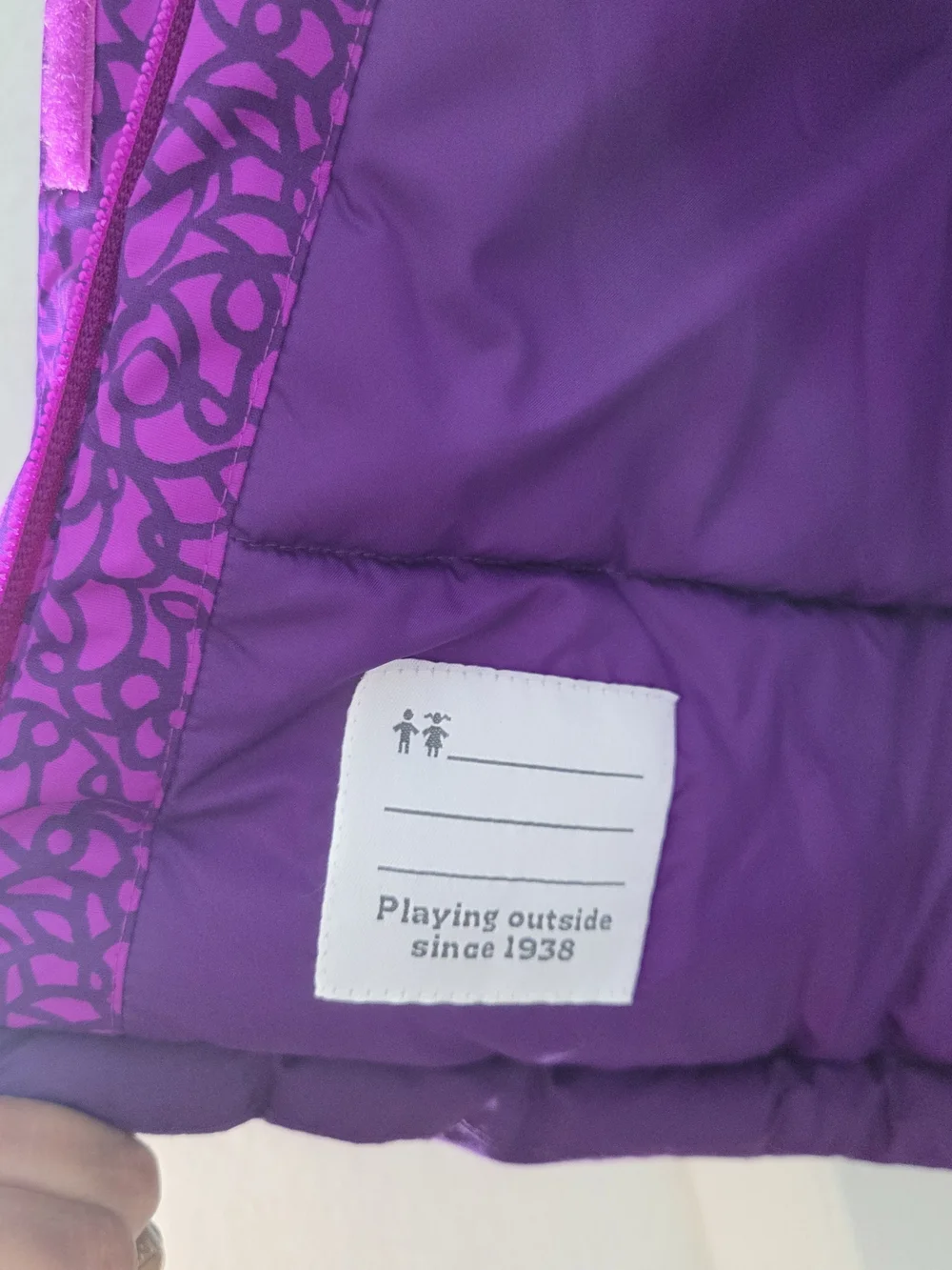 Columbia Girls' Purple Hooded Winter Jacket